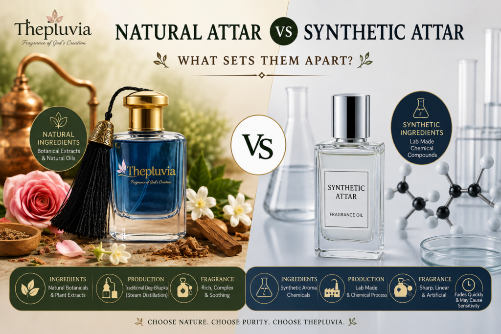 Natural Attar vs Synthetic Attar